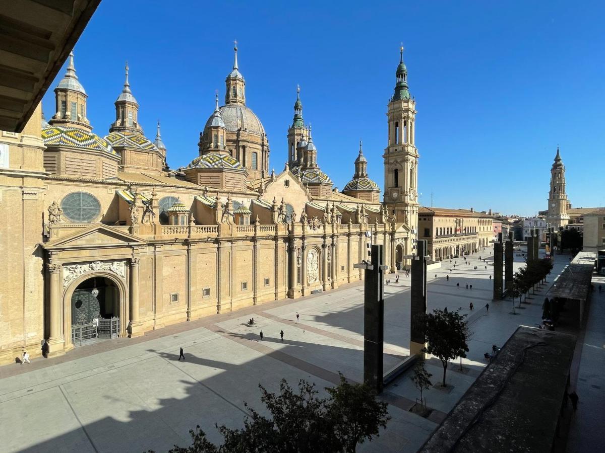 Az El Balcon A La Basilica II - Vistas Inmejorables A La Basilica Del Pilar! Apartment Zaragoza Luaran gambar